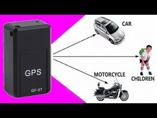 GF-07 Mini GPS Magnetic Track Location Recorder - Black