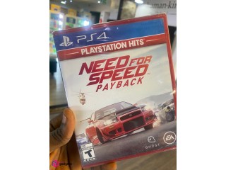 Ps4 Game Disc NFS Payback