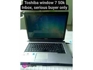 Laptop Toshiba window 7