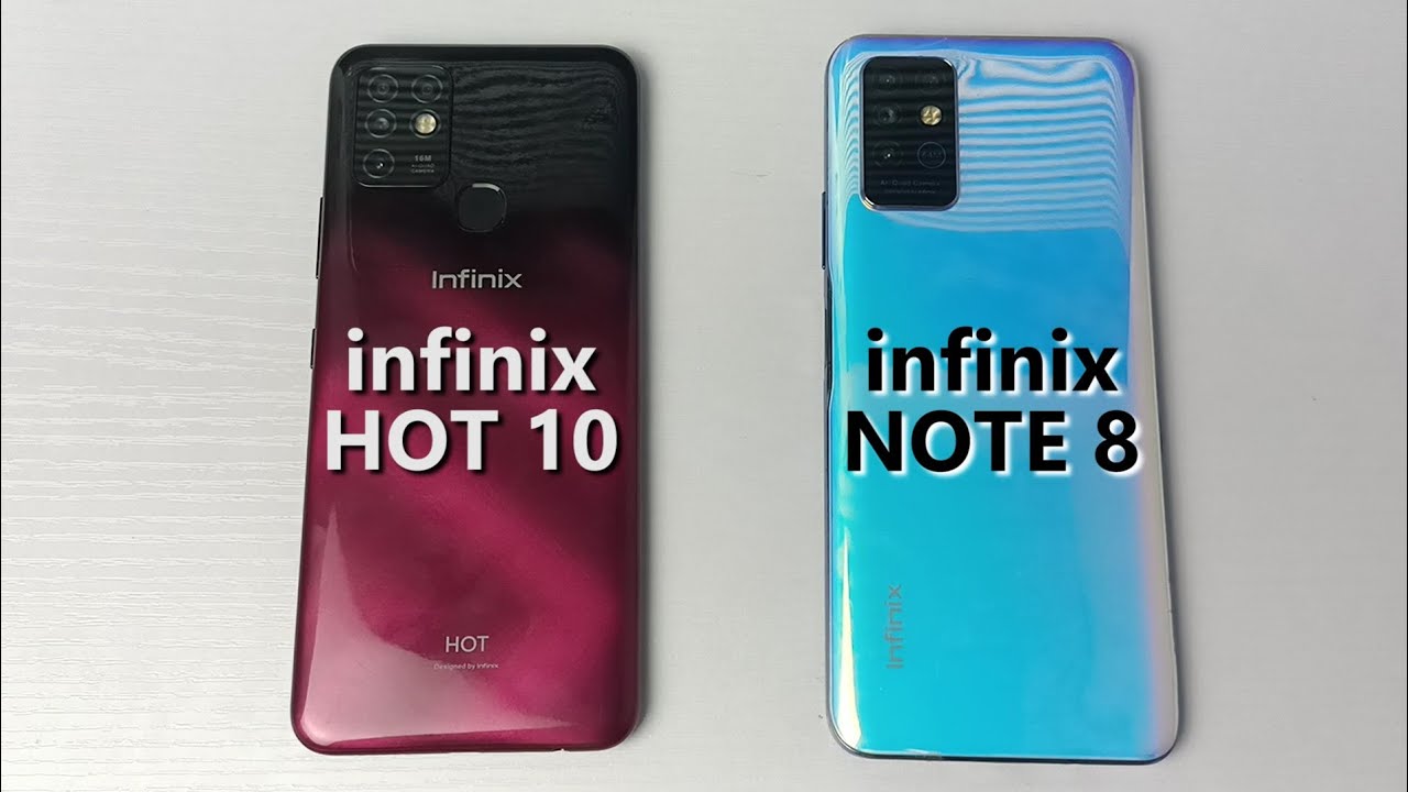 Infinix Hot 10 Vs Infinix Note 8