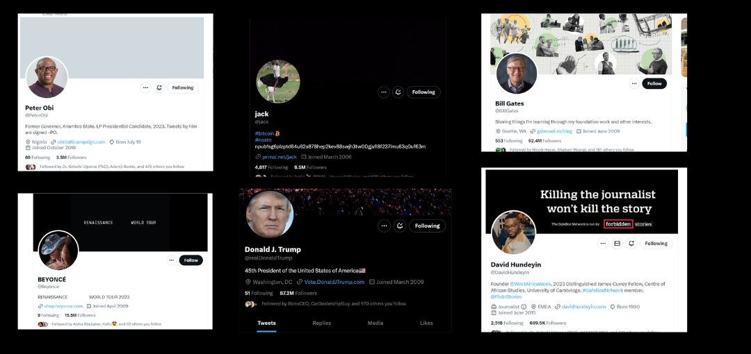 Peter Obi, Bill gates, David Hudeyin and other high profile Twitter users looses their Blue Checkmarks