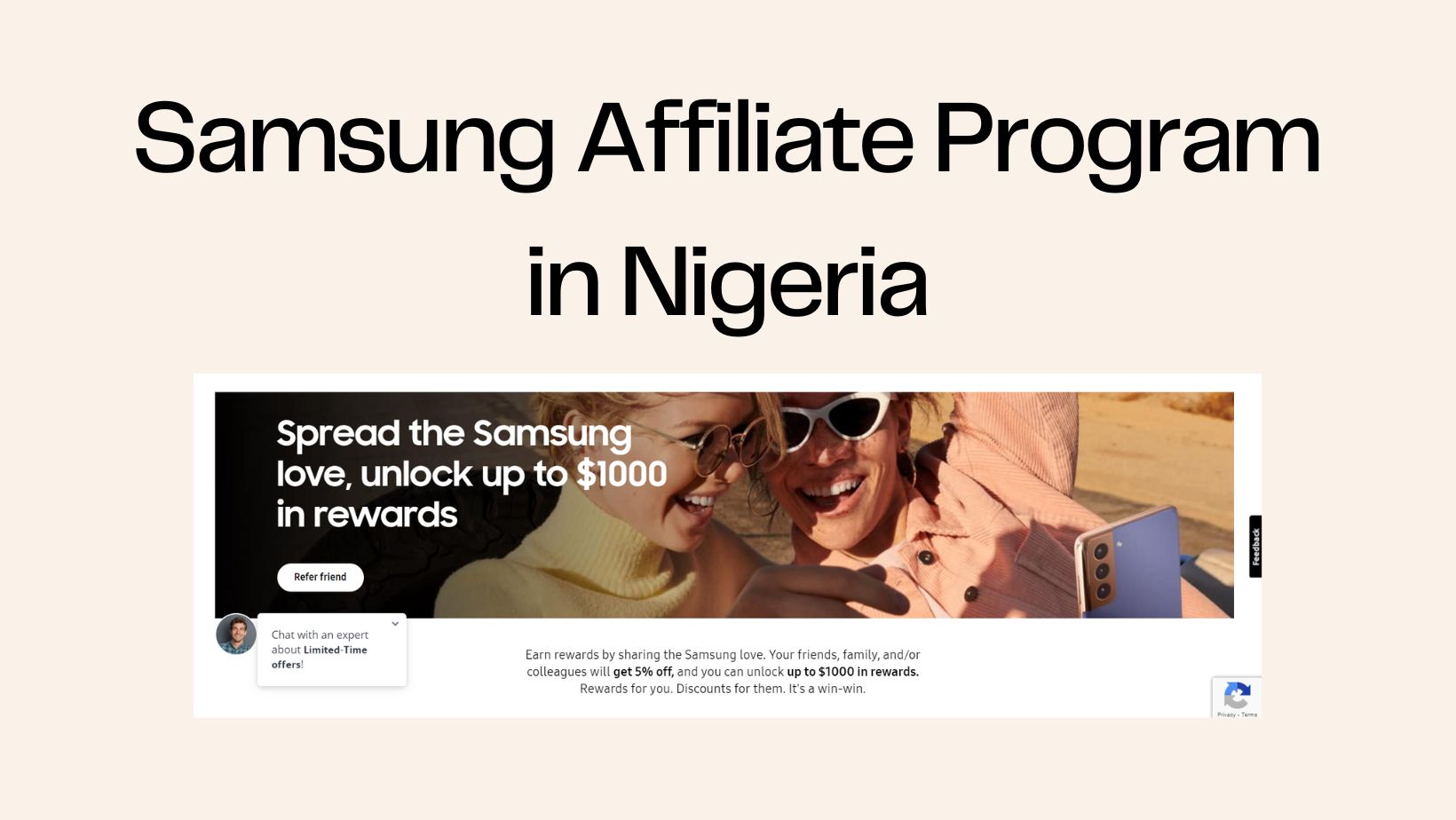 Samsung Affiliate Program in Nigeria