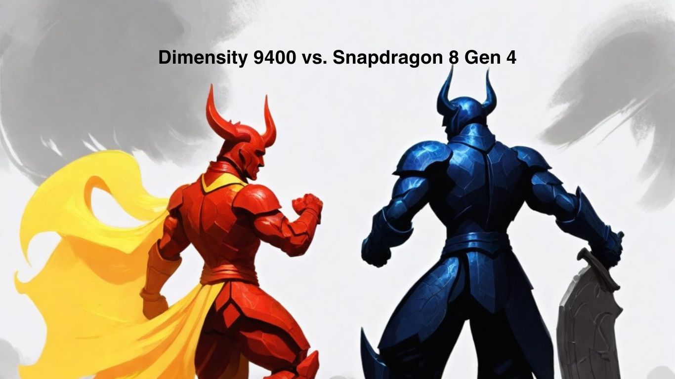 Dimensity 9400 vs. Snapdragon 8 Gen 4 (Website)